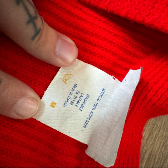 Vintage Made in Canada Letter Sweater - Picture 5 of 6
